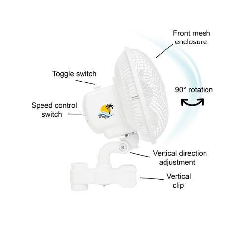 BREEZIN™ Verti-Clip Fan