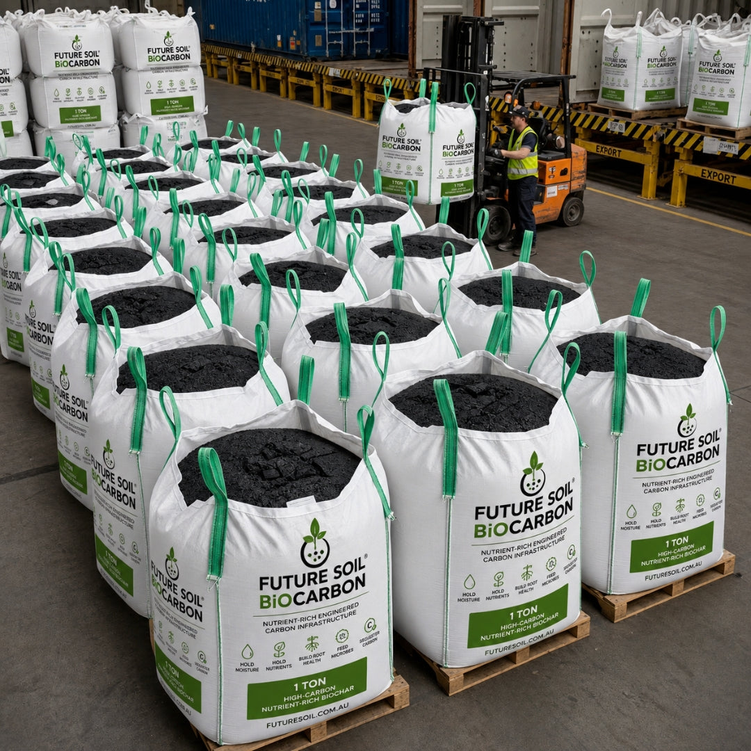 Bulk BIOCARBON - bulka bag Biochar (Premium Engineered Carbon for Soil)
